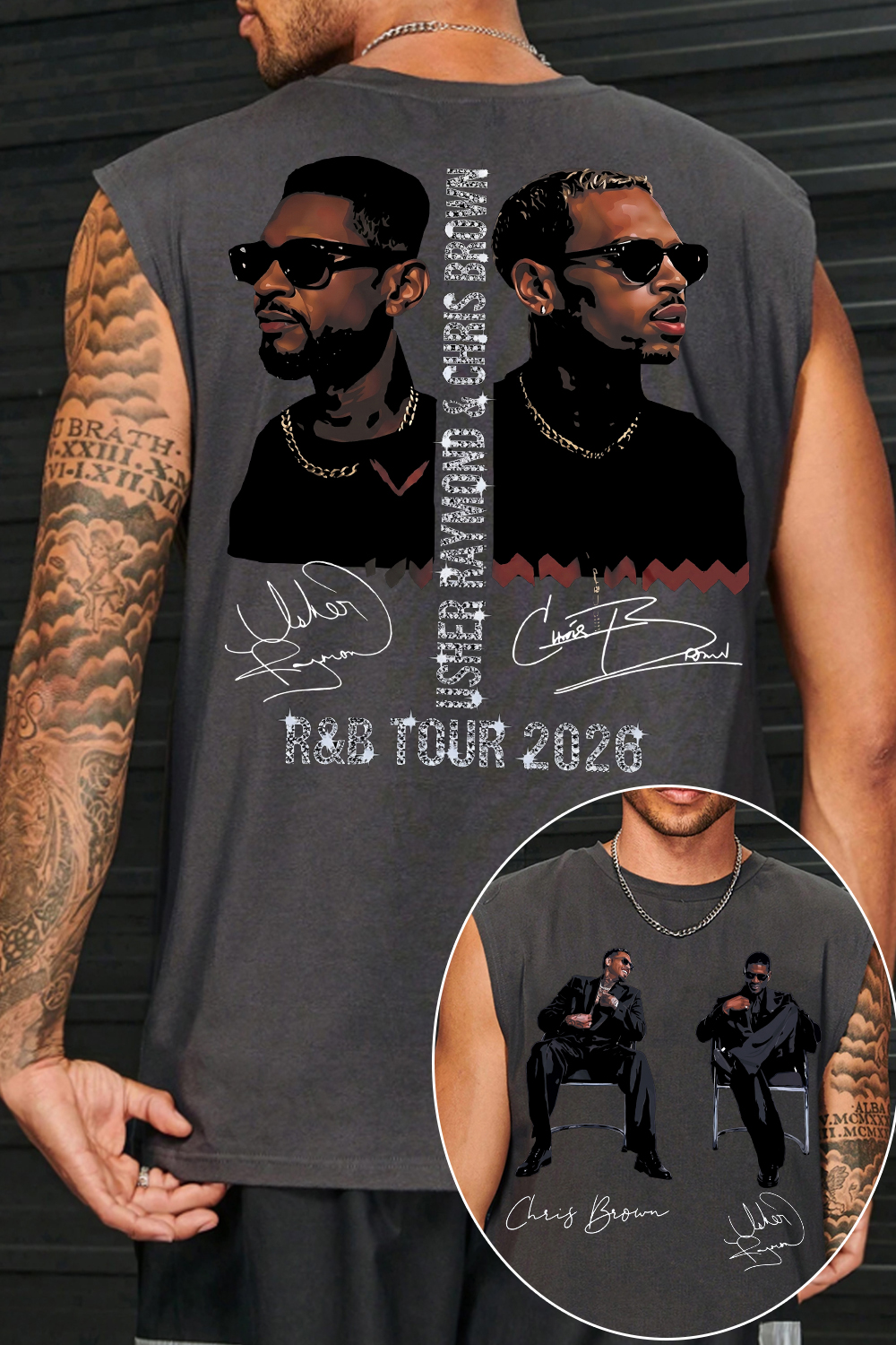 CB & Usher Concert Tank